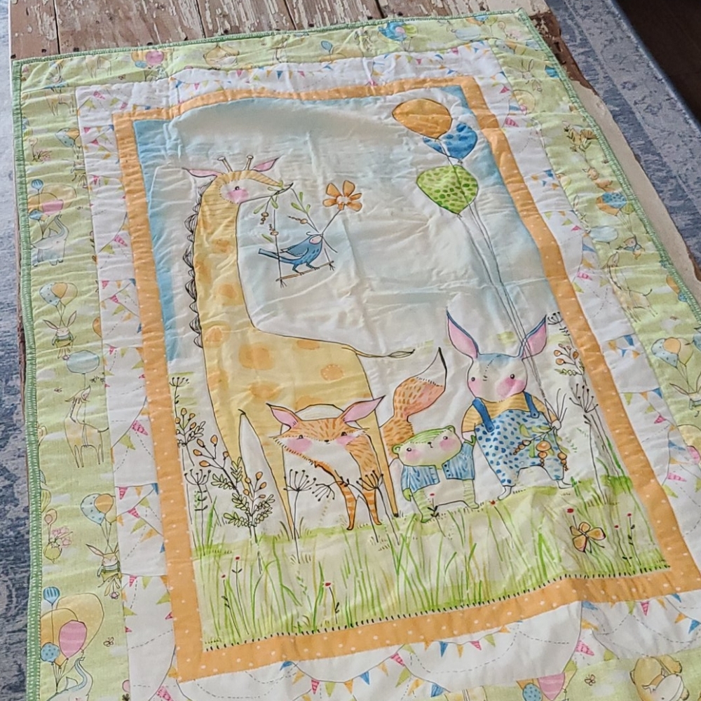 Baby quilt.